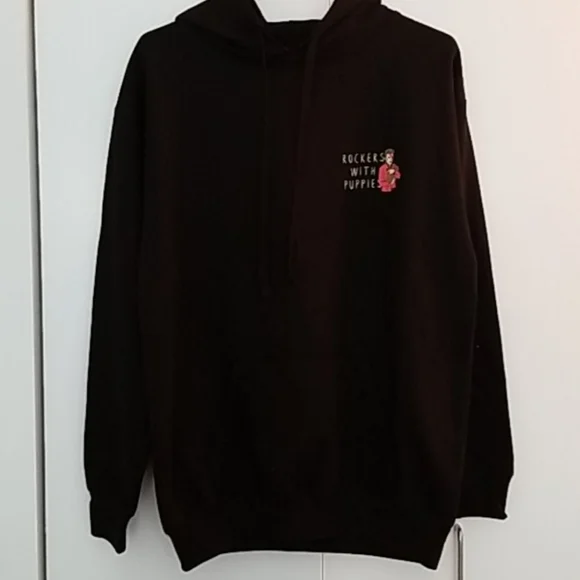 Dog Limited Rockers with Puppies Hoodie Size Medium EUC - Picture 7 of 13